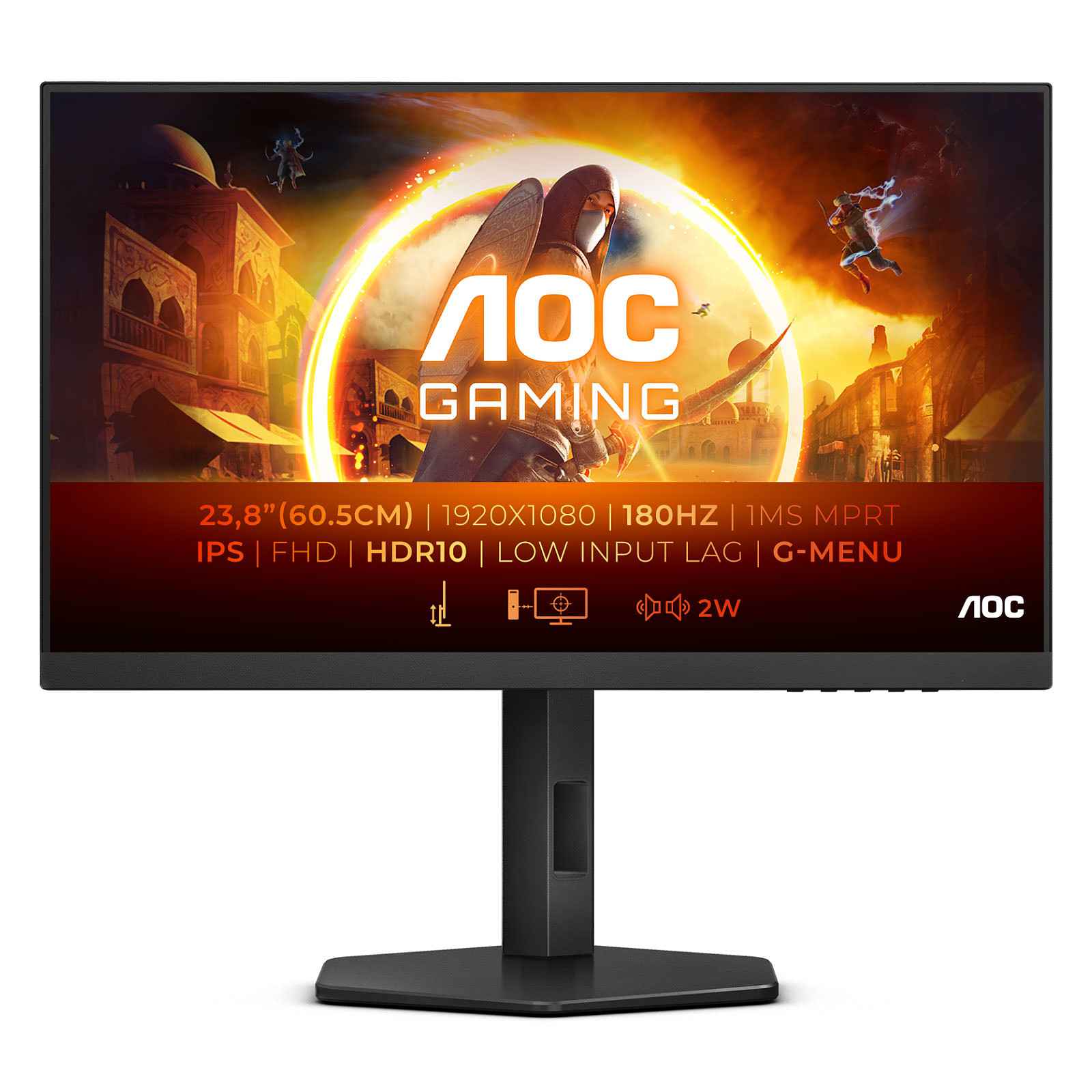 Monitor AOC Gaming 24 24G4X IPS FHD 180Hz 0.5ms 1